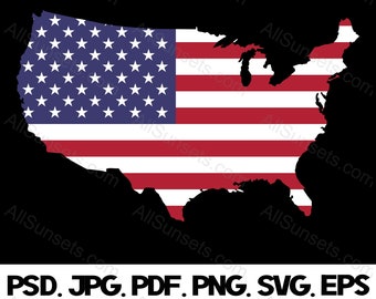 アメリカ合衆国の図形クリップアート、アメリカ国旗 svg、米国国旗 png