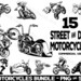 Motorcycles Dirt Street Bikes Bundle Pack Svg Png Jpg Pdf Psd File ...