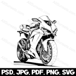 Motorrad Sport Rennrad svg png psd jpg pdf Dateitypen Vektor Fast Racer Grafiken Motorrad Clipart Racing Kommerzielle Nutzung