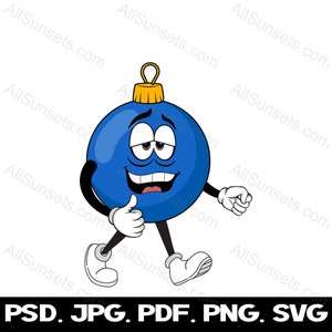Kerst Ornament Wandelen svg png pdf psd jpg Bestandstypen Xmas 5k 10k Halve Marathon T-shirt Medal Racing Running Jogging Commerciële Clipart