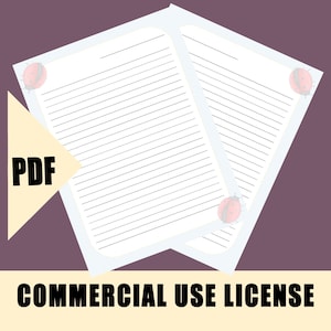 KDP Templates - Ladybug Themed Journal Lined Paper 120 Pages 8.5 x11 Blank Journal Low Content Book 2 Versions Color - Black & White PDFs
