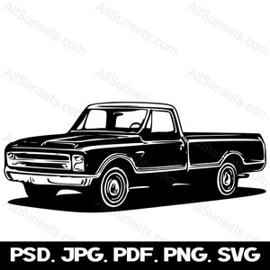 1960er Jahre Klassiker Kleintransporter SVG Antikes Fahrzeug 60er Jahre Vintage Vektorgrafik Clipart png psd jpg pdf Dateityp Kommerziell Print On Demand Verwendung