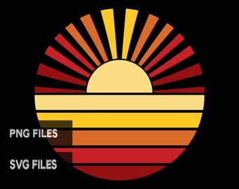 Download Retro Sun Svg Etsy
