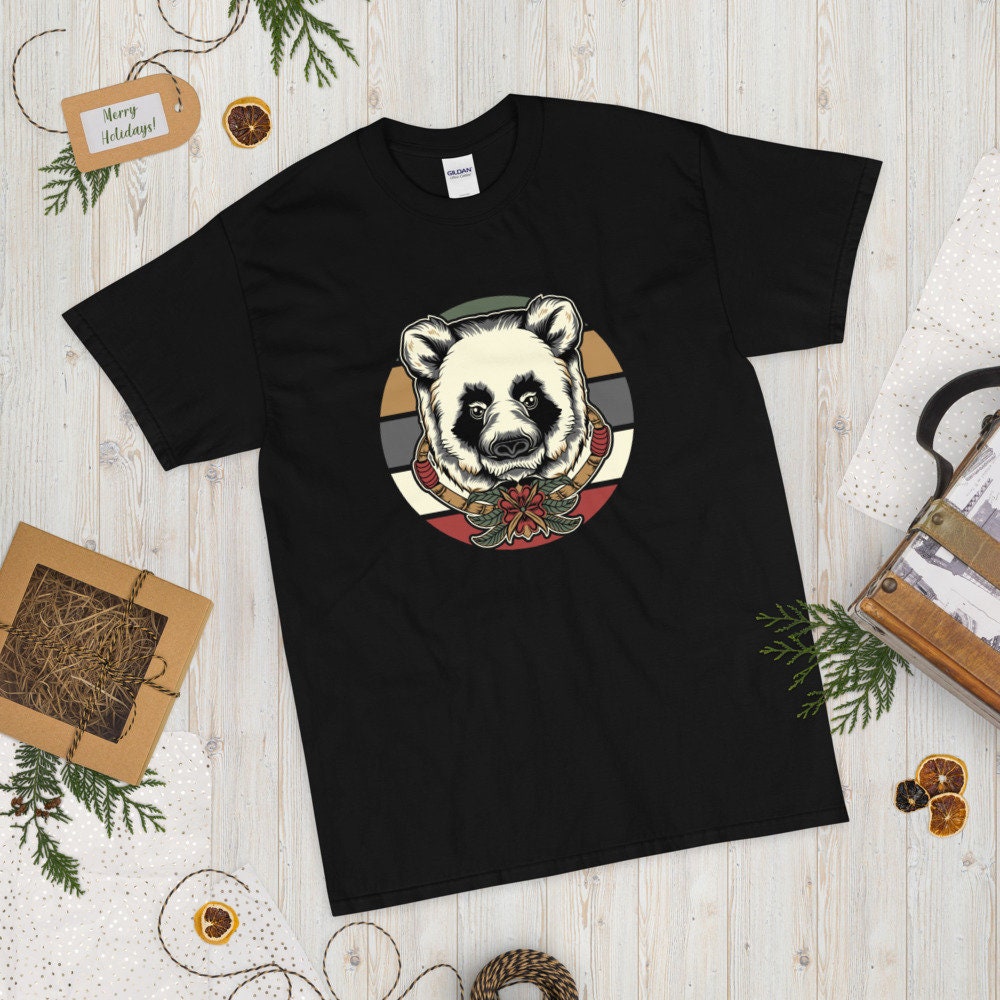 Panda Face Retro Sunset PNG SVG Cut File Animal Clipart - Etsy