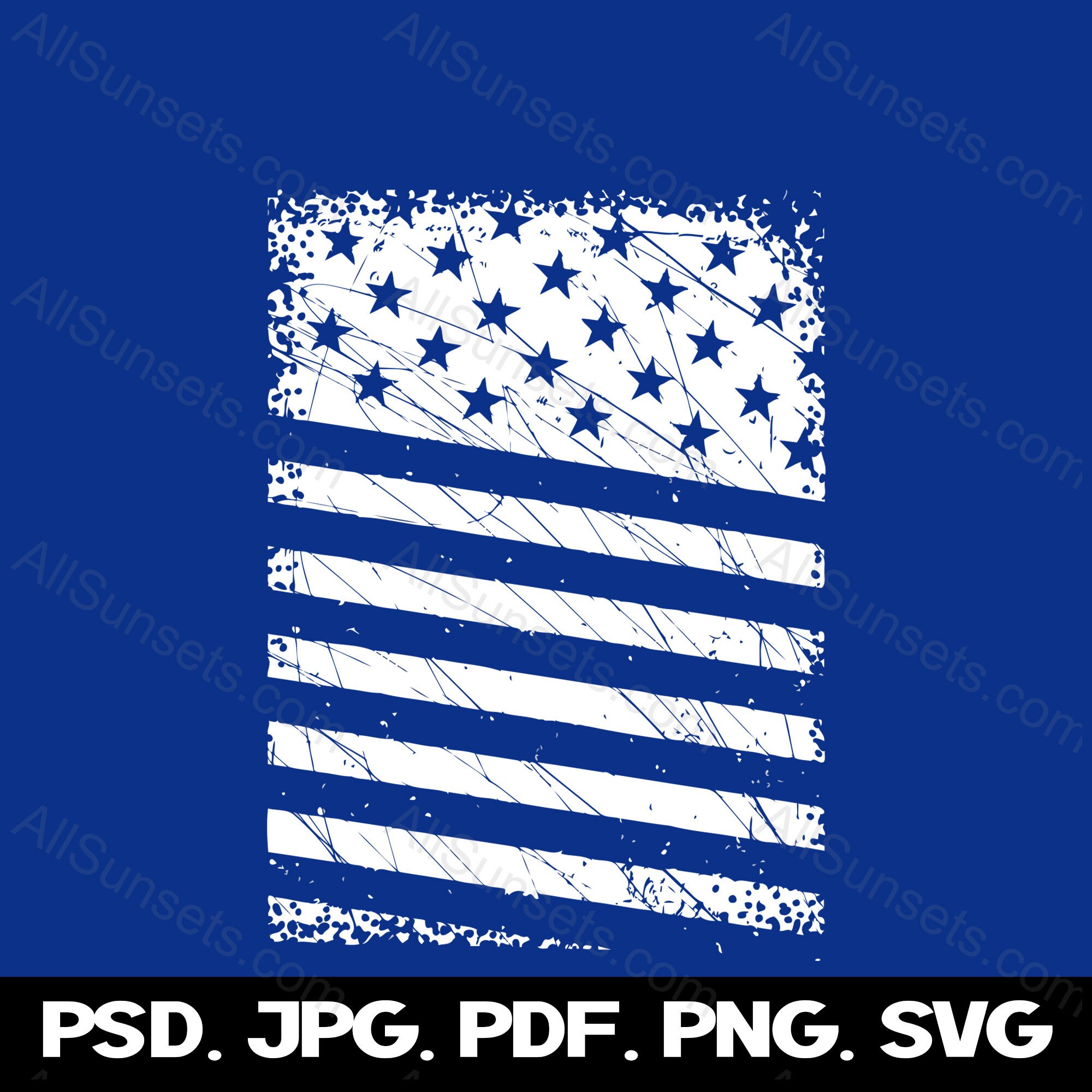 United States Outline Shape American Flag Graphic, USA Silhouette