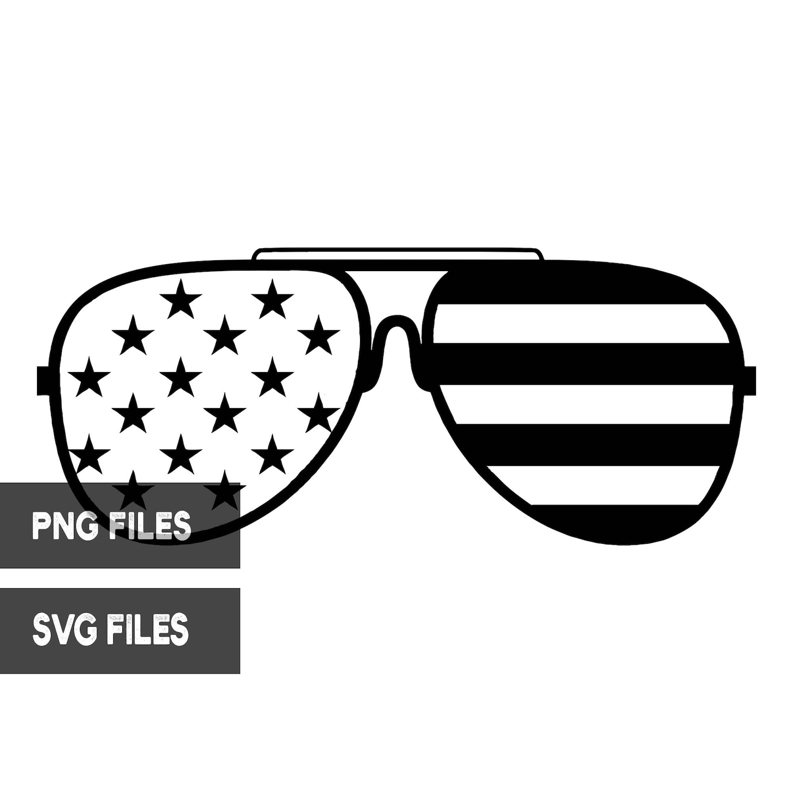 Aviator Sunglasses American Flag Thin Blue Line PNG SVG - Etsy