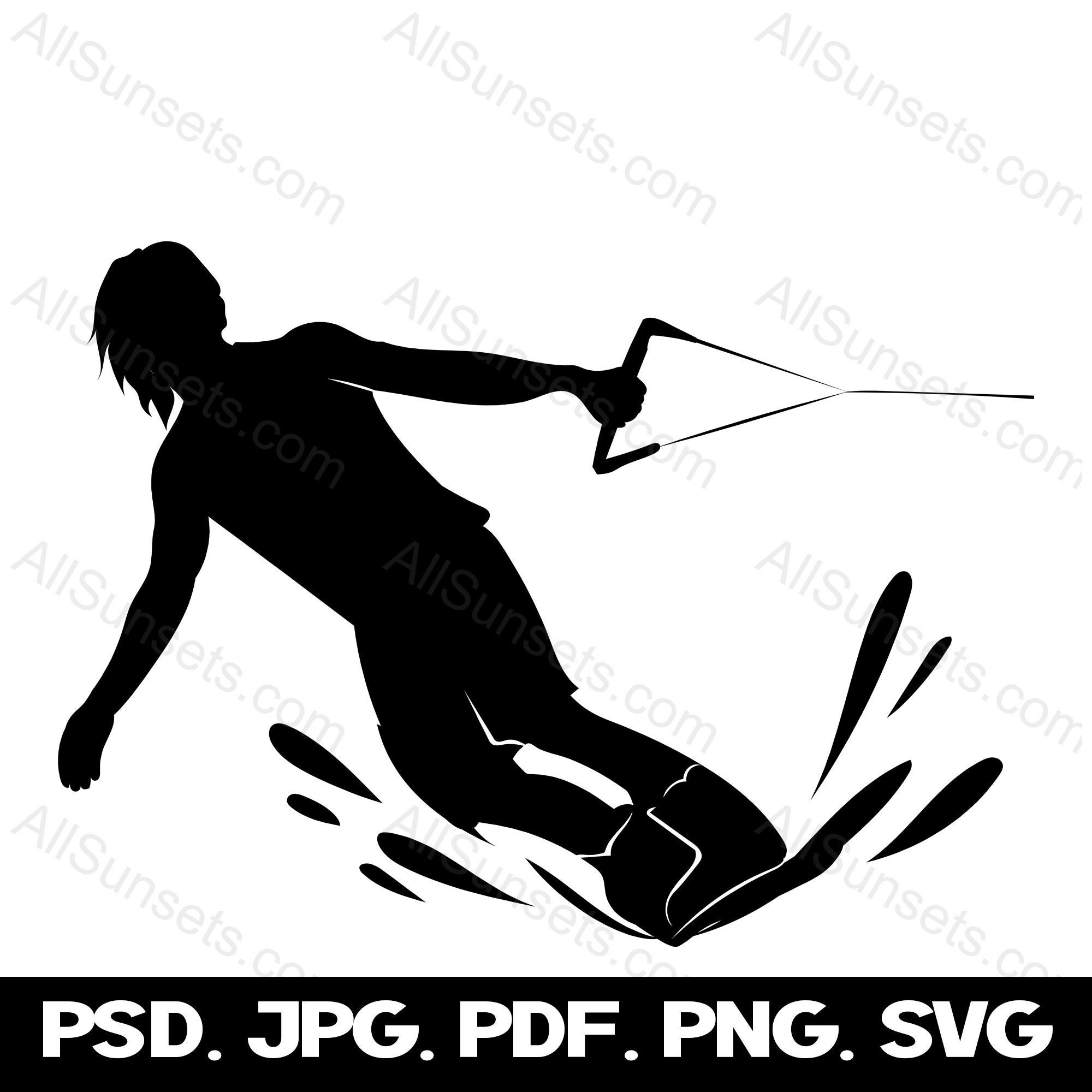 Wakeboarding Clipart