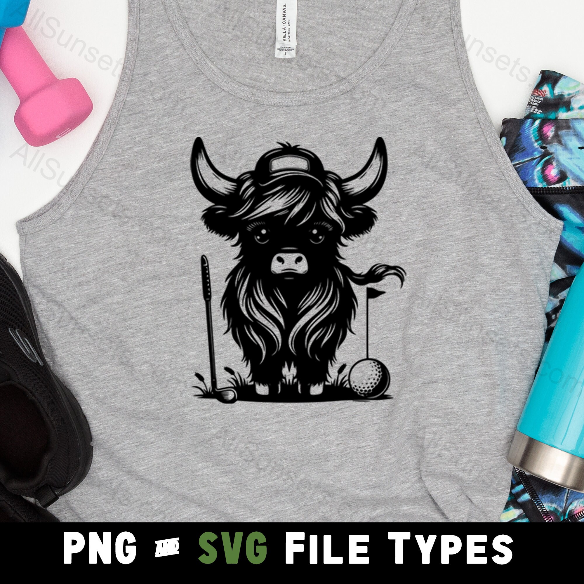 Highland Cow Silhouettes 30 Pack SVG & PNG File Types Most Popular ...