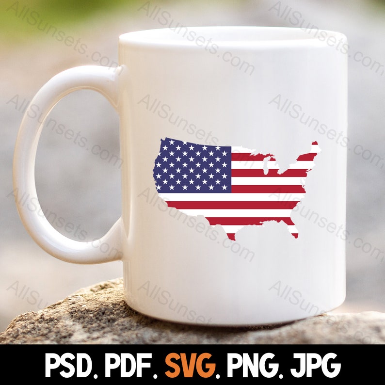 United States Shape clipart American flag svg Us flag png American psd Flag Cricut American flag eps USA Map jpg File