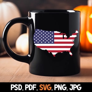 United States Shape clipart American flag svg Us flag png American psd Flag Cricut American flag eps USA Map jpg File
