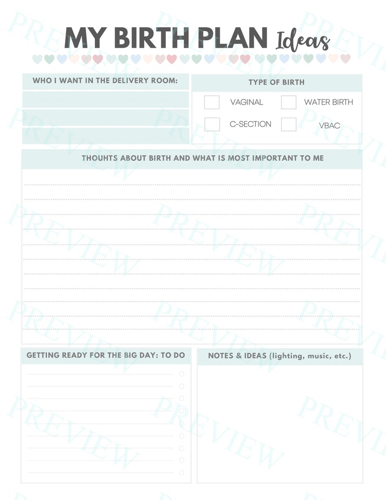 Baby and Me Pregnancy Planner 2-pack Birth Plan Appointments - Etsy