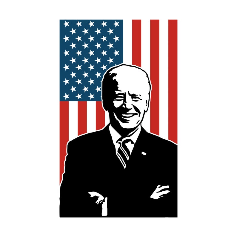 Joe Biden Presidential Graphics Package Portrait Profile of - Etsy