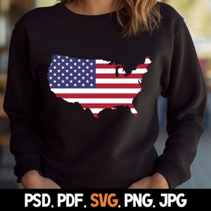 United States Shape clipart American flag svg Us flag png American psd Flag Cricut American flag eps USA Map jpg File