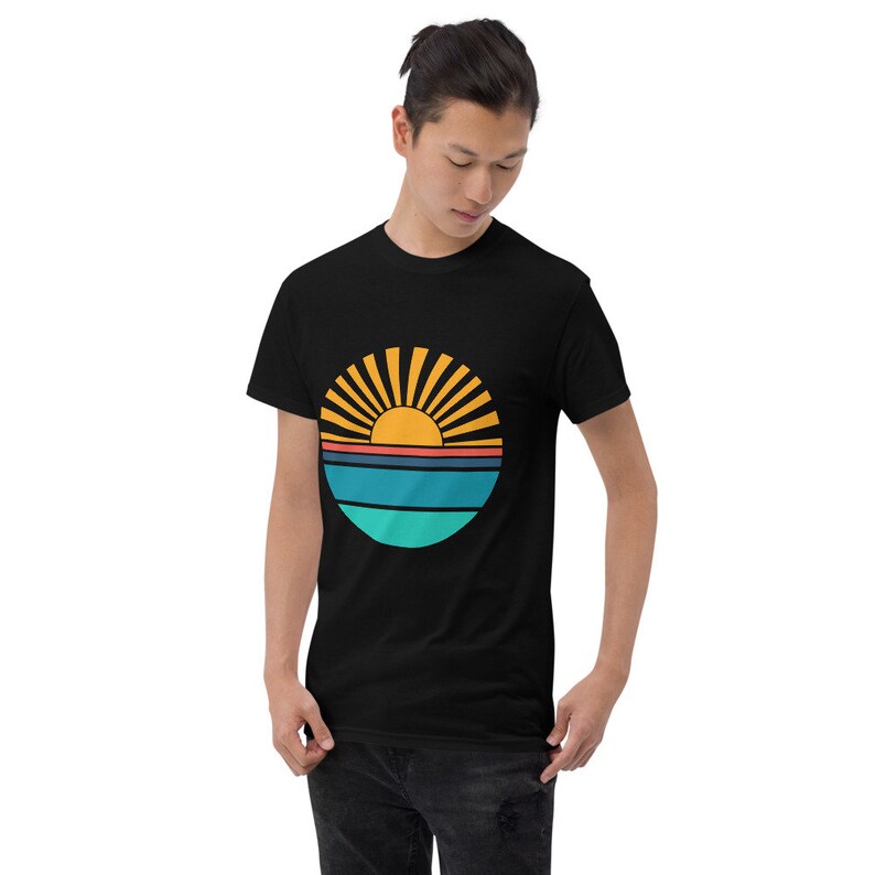 Sunrays Ocean Horizon Retro Sunset Svg Png Jpg Psd Pdf File Types ...