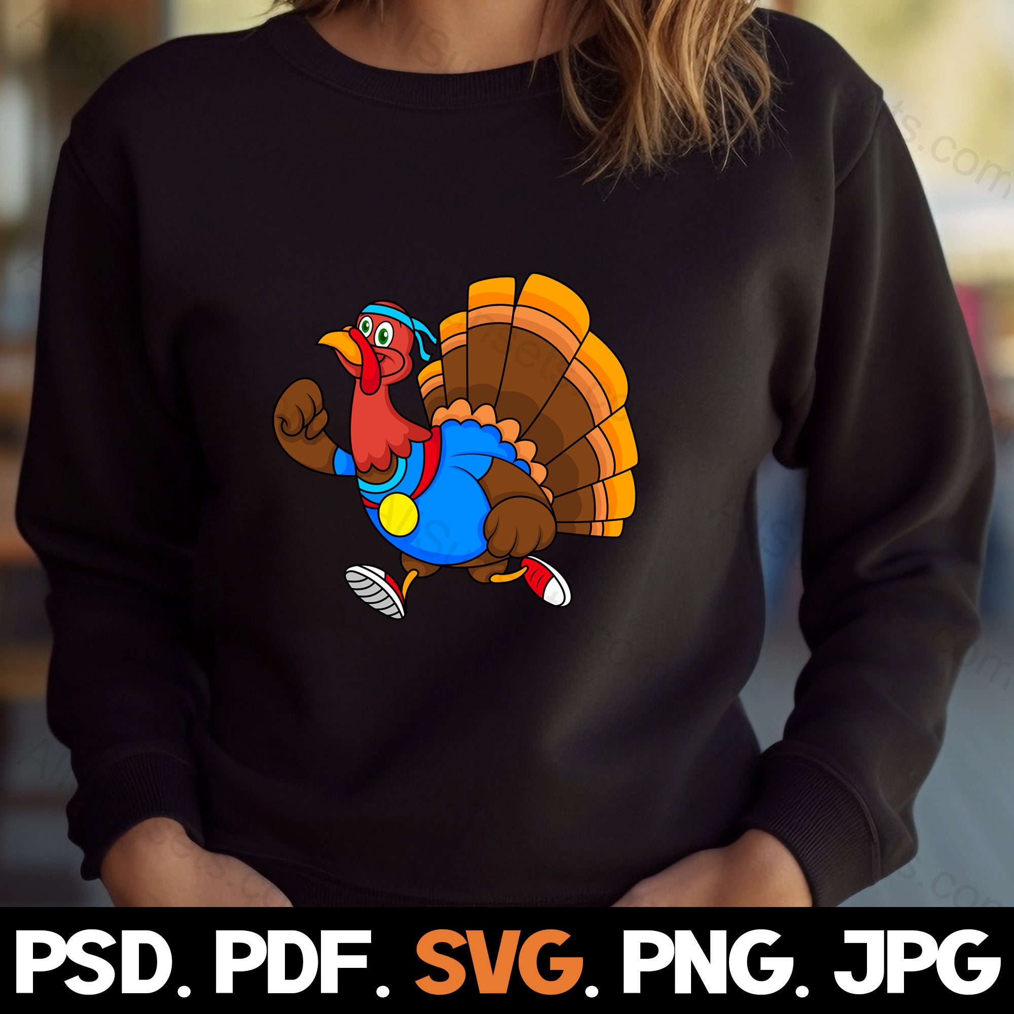 Turkey Racing Drawings Trotting Turkey Racing Svg Png Ai Pdf Psd Jpg File Types Jogging 5k ...