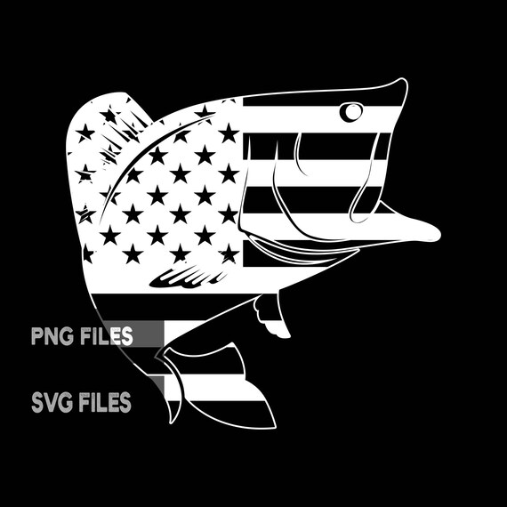 Bass Fish Shape American Flag PNG SVG Cut Files Fishing Patriotic Clipart  USA Fisherman Grunge Commercial Use Print on Demand Graphic -  Finland