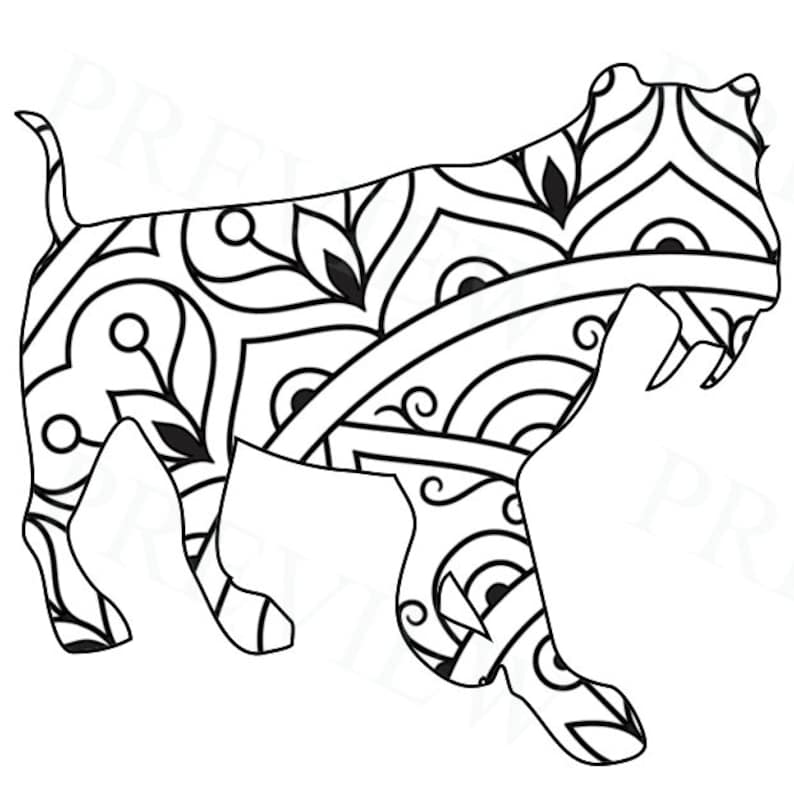 Dinosaurier Mandala - Malvorlagen für kinder