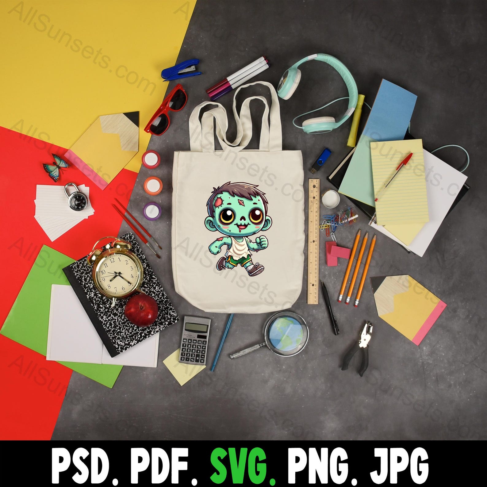 Zombie Racing Svg Zombie Cute Racing Clipart for Halloween 5K, 10K, Svg, Png, Pdf, Psd ...