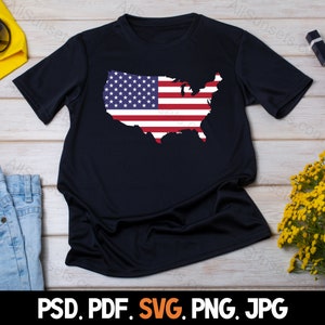 United States Shape clipart American flag svg Us flag png American psd Flag Cricut American flag eps USA Map jpg File