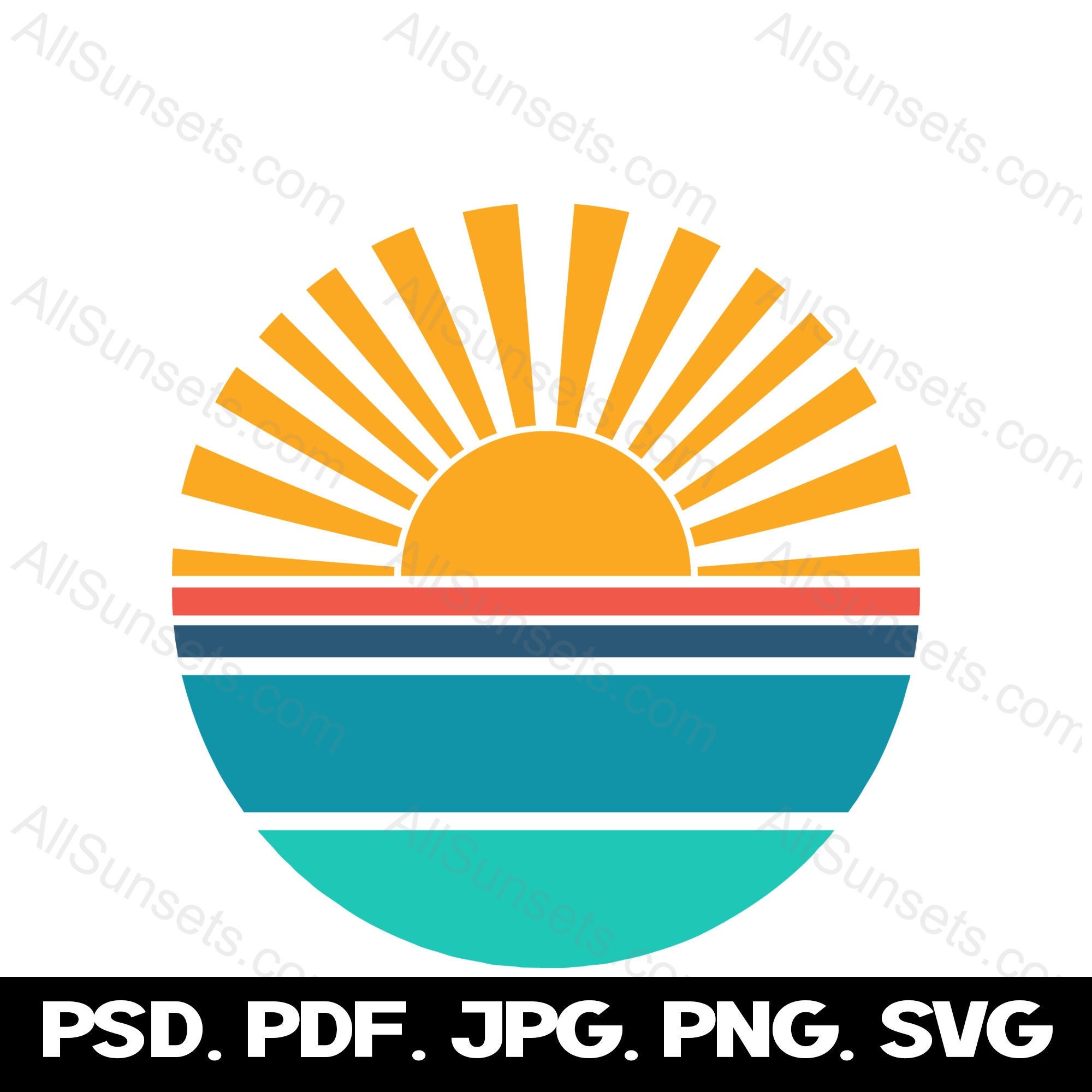 Sun Horizon Clipart