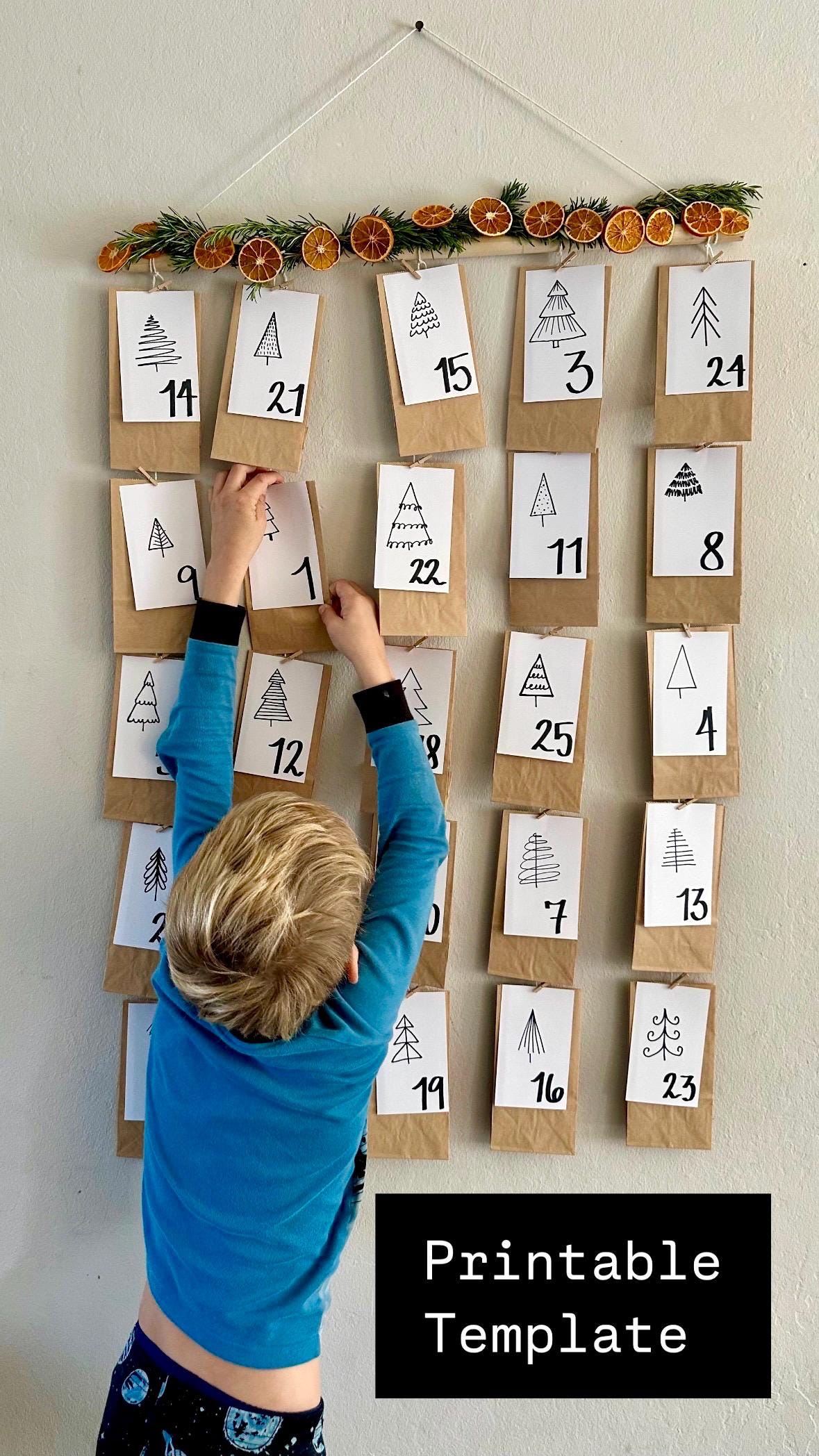 Family Activity Advent Calendar Printable Etsy Family Activity Advent Calendar Printable Etsy