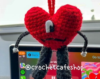 Baddie Bunnie Sad Heart Un Verano Sin Ti • handgehäkeltes Amigurumi Plüsch spielzeug