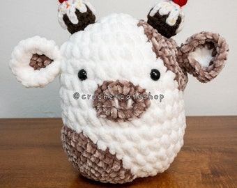 Squishy Cupcake Cow Squishmallow Crochetmallow • handmade crochet amigurumi plush toy