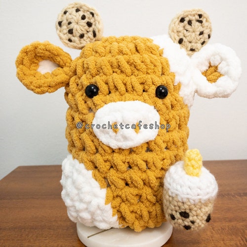 Squishy Strawberry Cow Squishmallow Crochetmallow Handmade Etsy