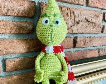 The Grinch How the Grinch Stole Christmas Whoville • handmade crochet amigurumi plush toy