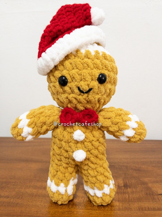 Squishy Christmas Gingerbread Cookie Man Squishmallow Crochetmallow  Handmade Crochet Amigurumi Plush Toy -  Norway