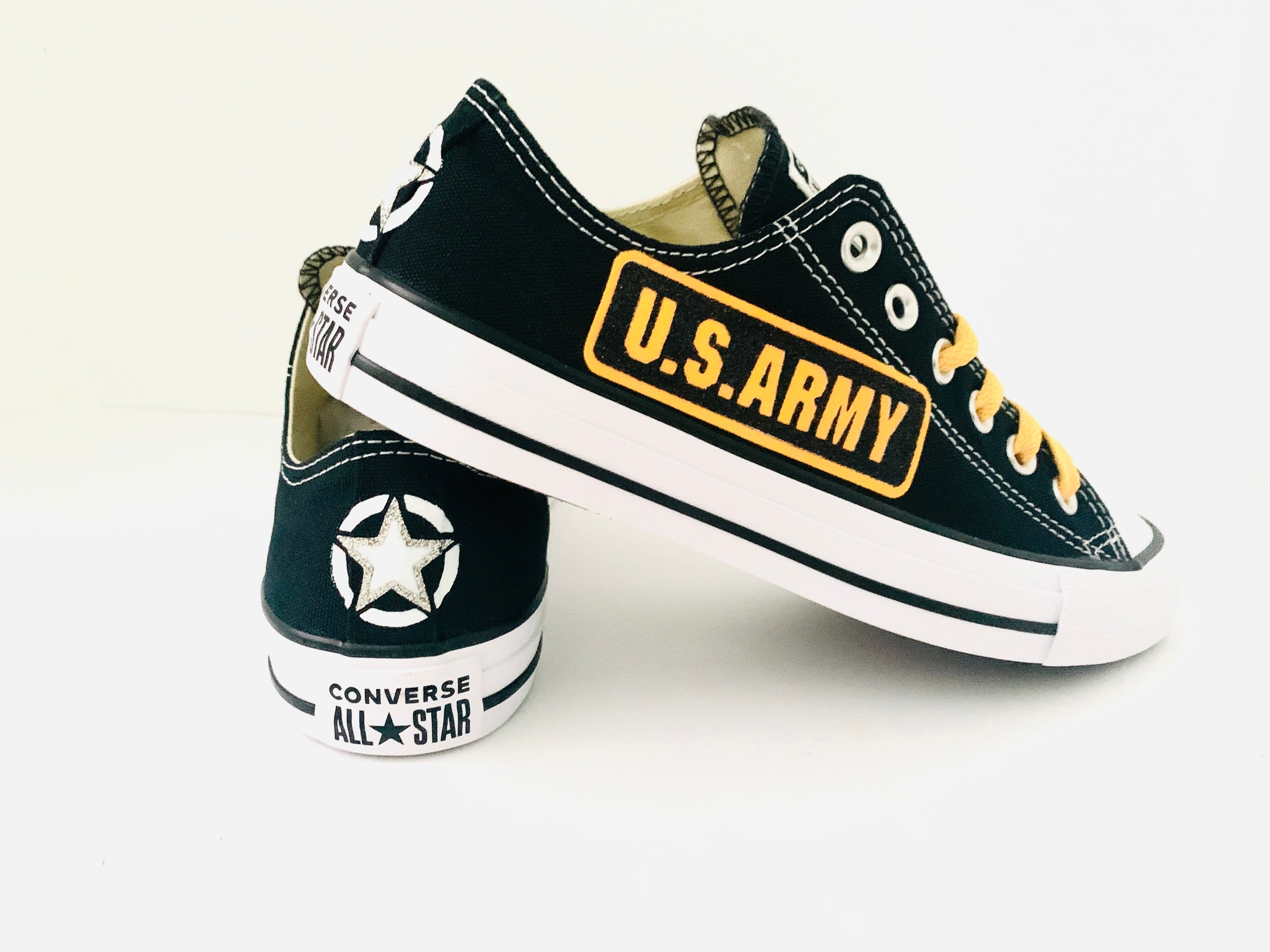 Army converse best sale sneakers