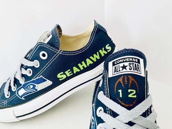seahawks converse shoes