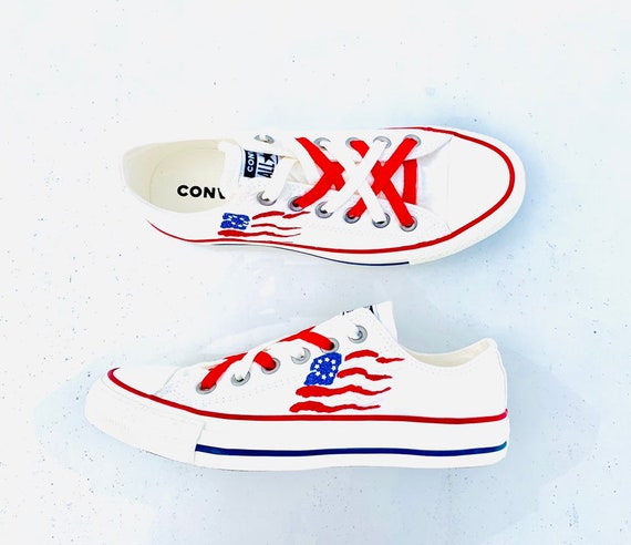 converse betsy ross flag shoes