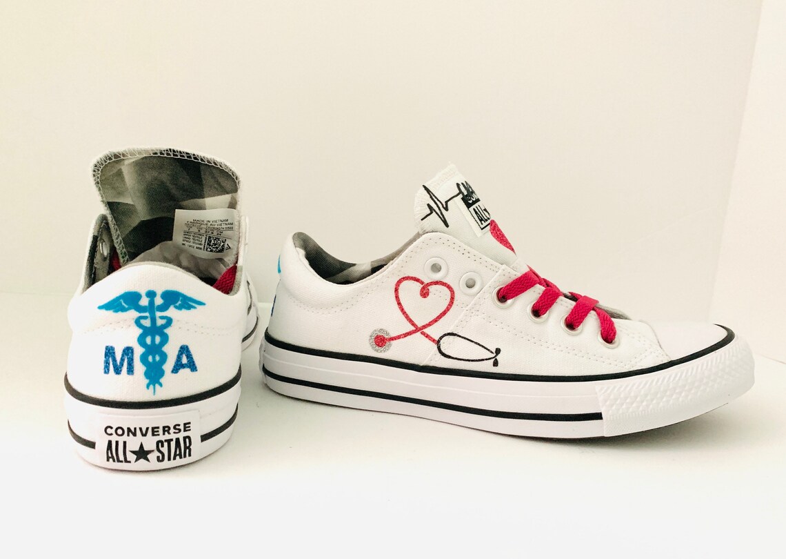 Medical Assistant Converse Custom Shoes Etsy