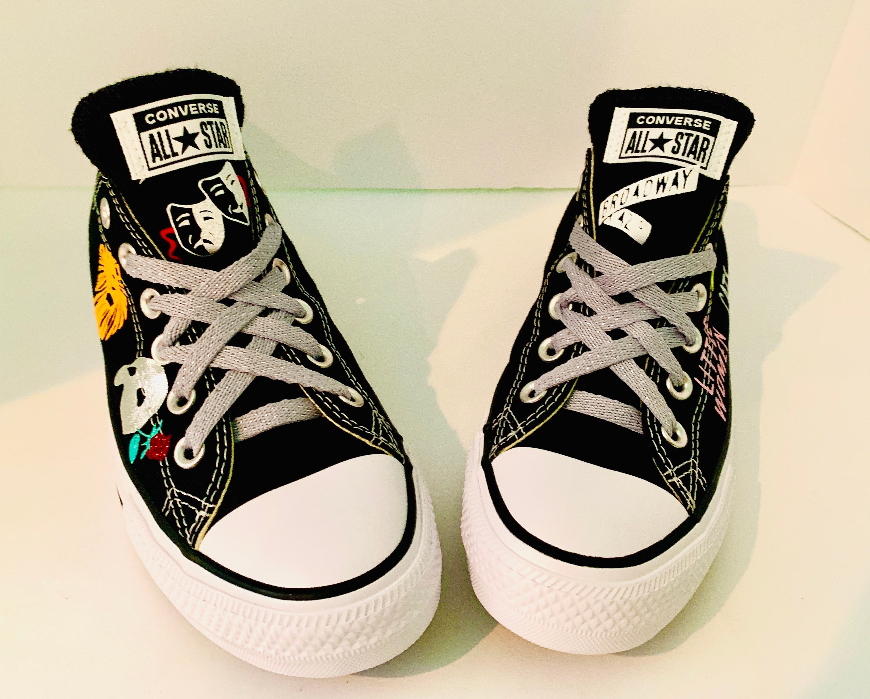 Broadway Musical Theatre Converse Shoe Etsy Canada