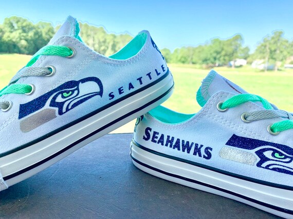 seahawks converse shoes