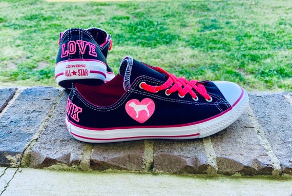 victoria secret pink converse shoes