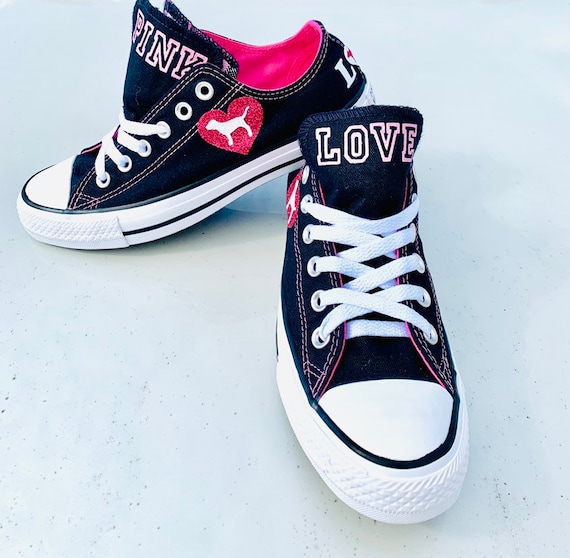 victoria secret pink converse shoes