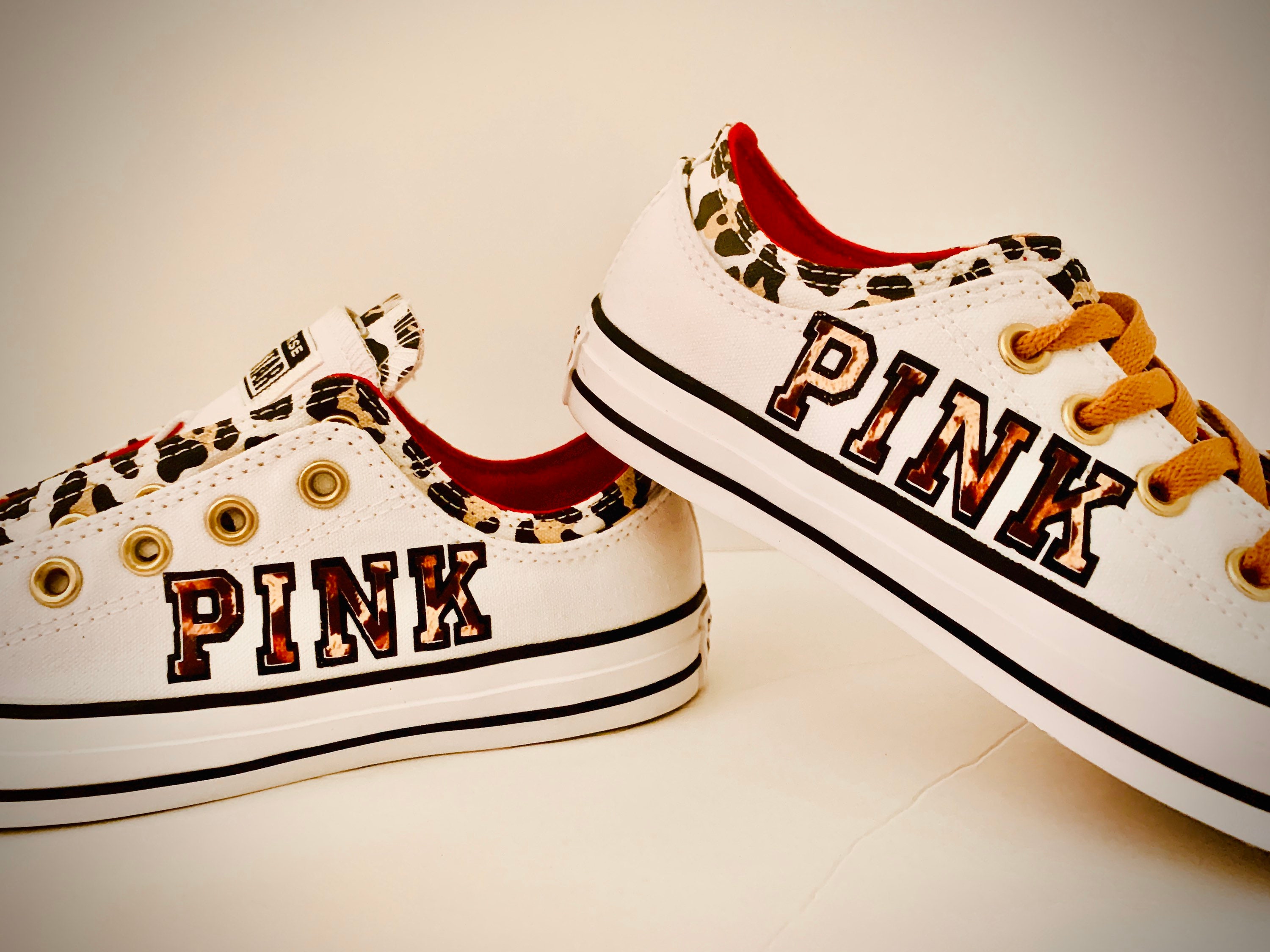 pink leopard print converse