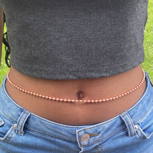 Pure Copper Chain Waistbeads Belly Chain 4.2mm