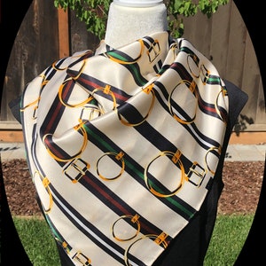 Belt Ring (Beige) --Chinese Mulberry Silk Hand Rolled Scarf