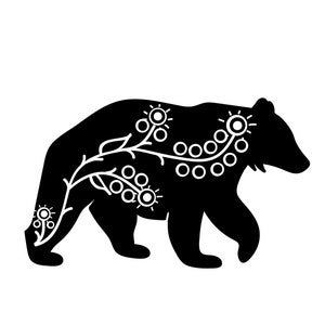 Tribal Bear Design - Etsy