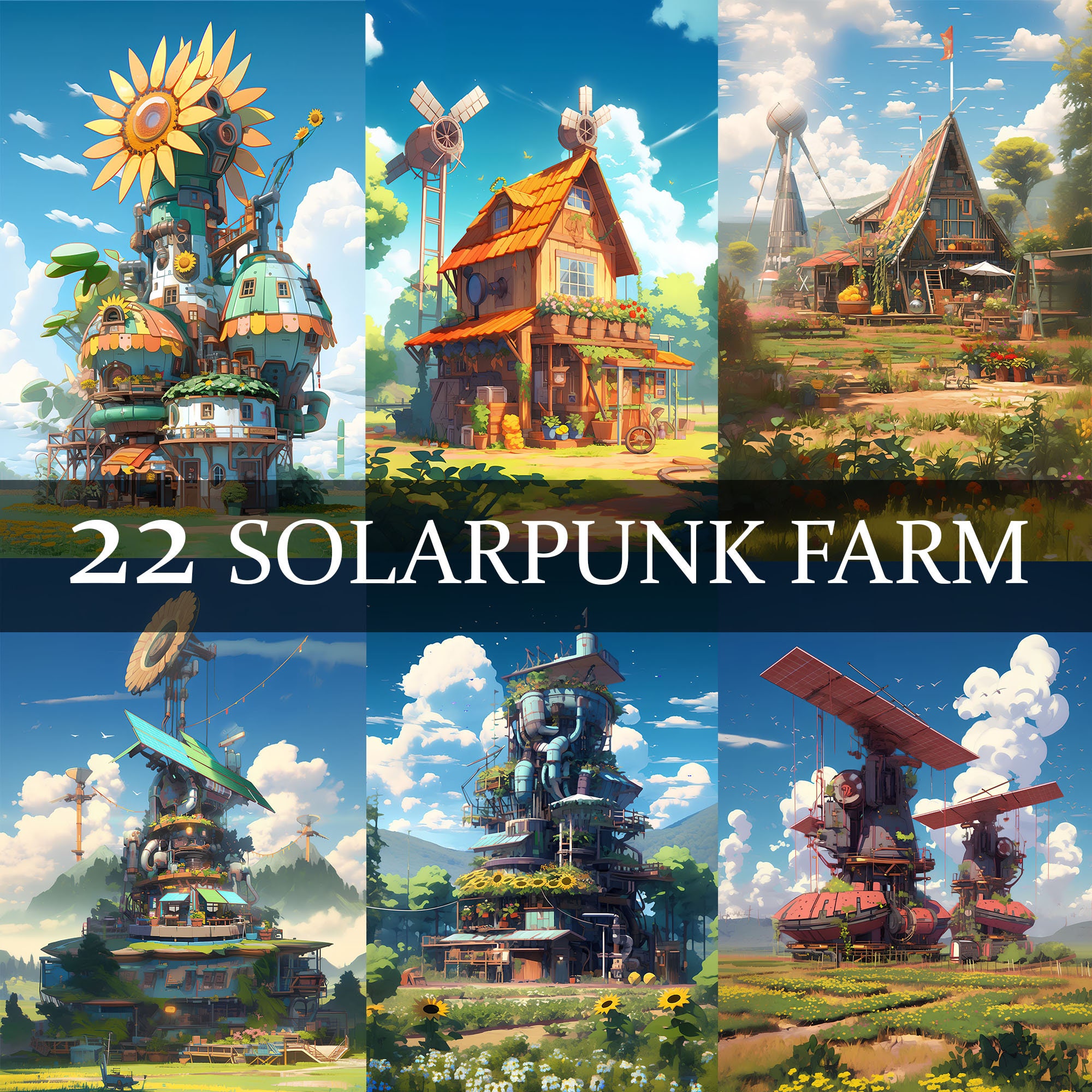 Experience the magic of farming in our multiplayer solarpunk life sim