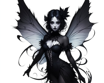 Dark Fairies 20 PNG Bundle | Dark Fairy PNG | Dark Fairies PNG | Dark Fairies Clipart | Fantasy Fairy Png