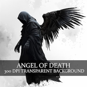 14 Engel des Todes Clipart png, Dark Angel Clipart, geflügelte Dark Angel Illustration, Biblische Clipart, Engel Clipart, Fantasy Engel PNG