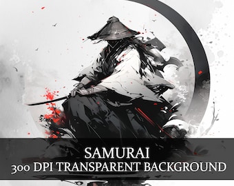 14 Samurai Png, Warrior Png, Japan Png, Warrior Japan, Warrior Clipart, Warrior Mascot, Watercolor Samurai