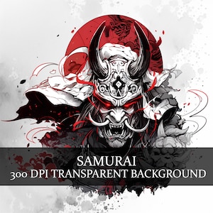 16 Samurai Png, Guerrero Png, Japón Png, Guerrero Japón, Guerrero Clipart, Mascota Guerrera, Acuarela Samurai, Samurai Enmascarado Clipart PNG