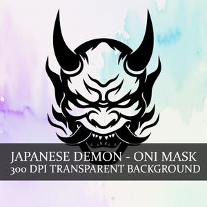16 Clipart masque démon japonais, masque Oni anime png, lot de clipart tête Oni, png masque Hanya, clipart masque Tengu, masque Ninja, art masque Kabuto
