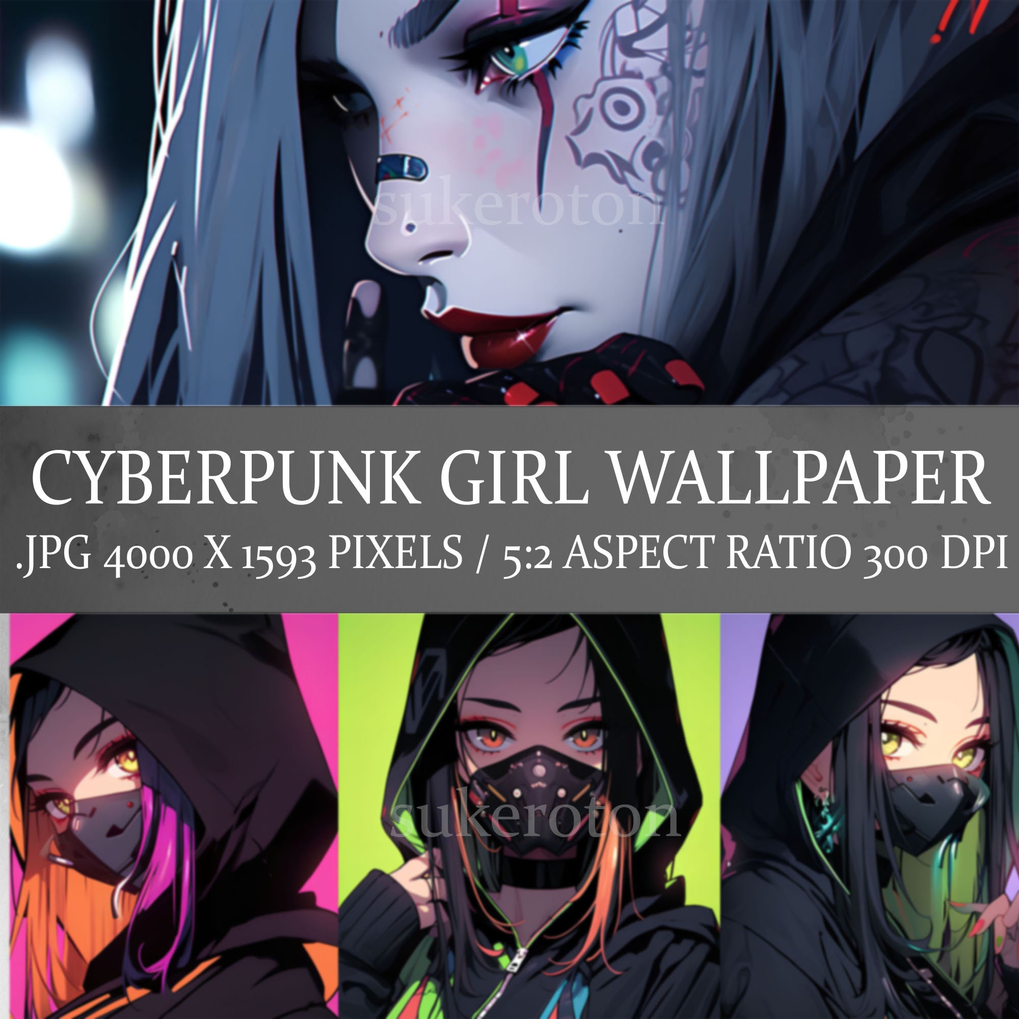 18 Cyberpunk Girl Wallpaper Anime Girl Cyberpunk Landscape 