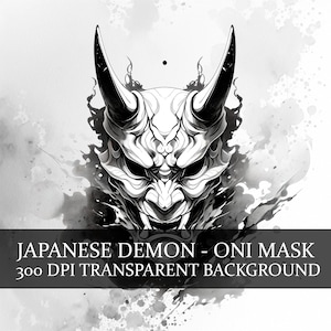 17 japanische Dämonen Maske Clipart, Anime Oni Maske png, Oni Kopf Clipart Bundle, Hanya Maske png, Tengu Maske Clipart, Ninja Maske, Kabuto Maskenkunst